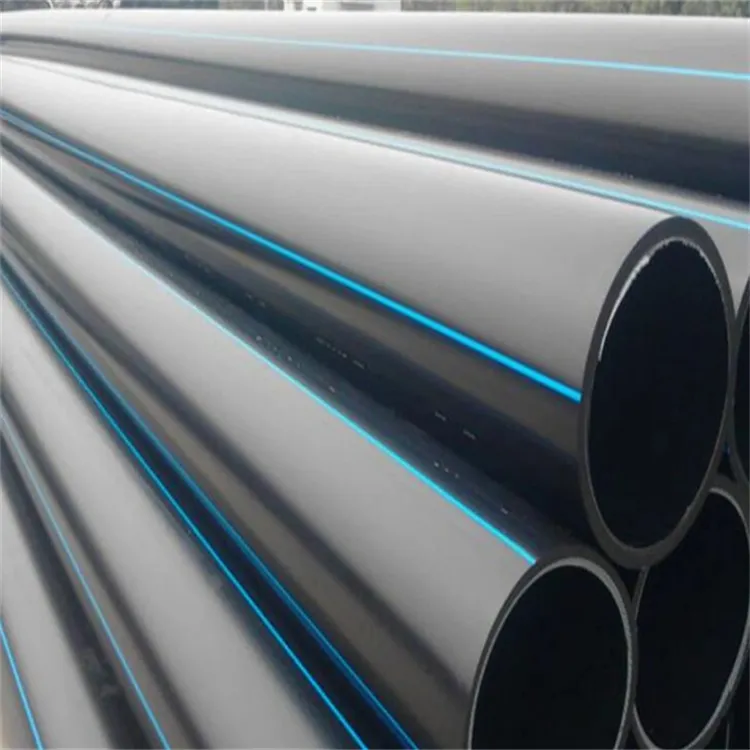 Čierny plastový podzemný PE voda