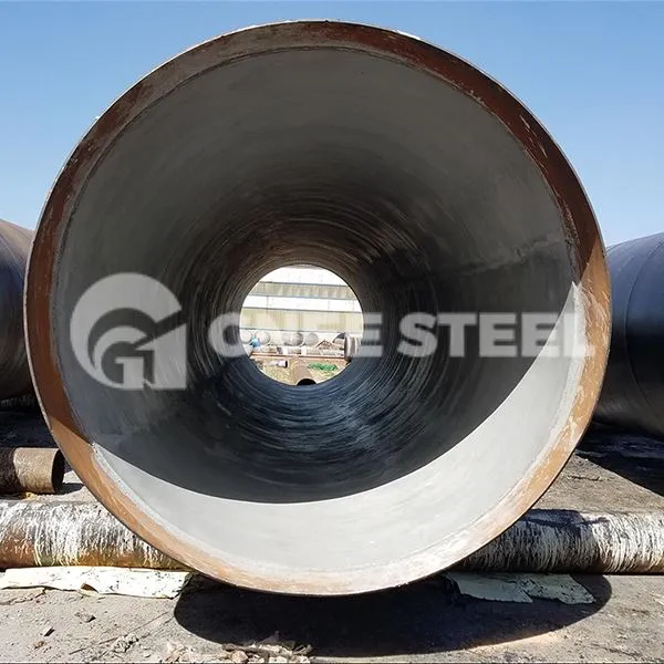 Antikorózna oceľová rúrka vyložená cementovou maltou