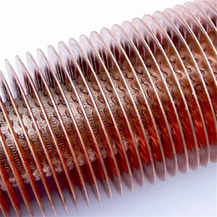 Rebrovaná trubica tepelného kondenzátora