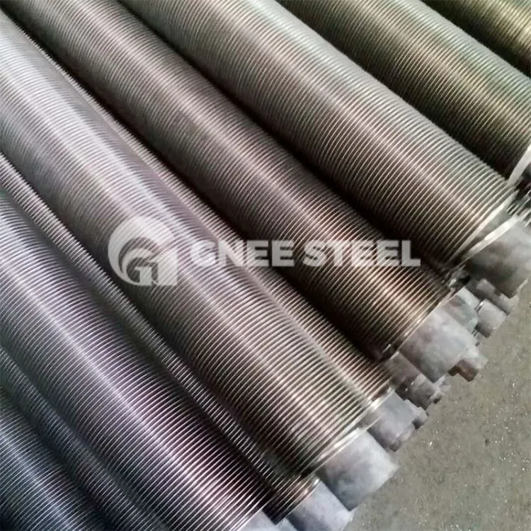 Rebrovaná rúrka typu L pre výmenník tepla